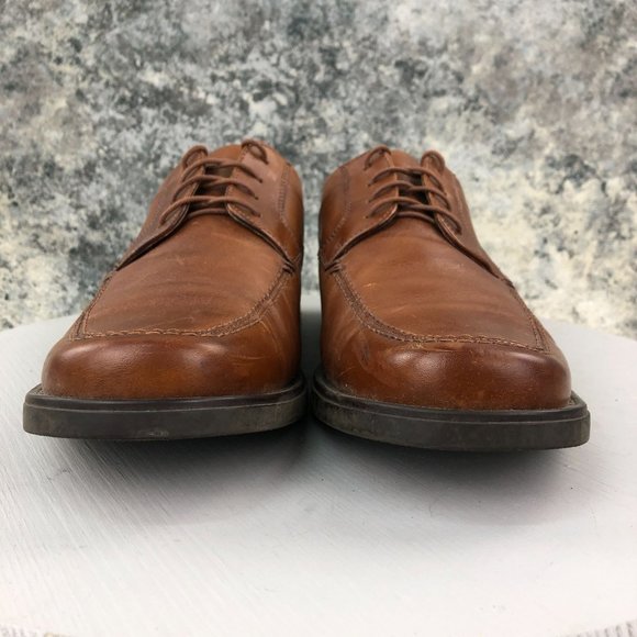 GH Bass & Co Men's Size 13M Sussex Cognac Brown Leather Lace-Up Oxford Shoes - Picture 2 of 14